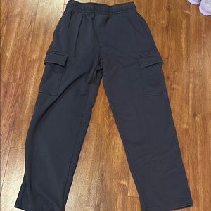 Garage cargo flare sweatpants